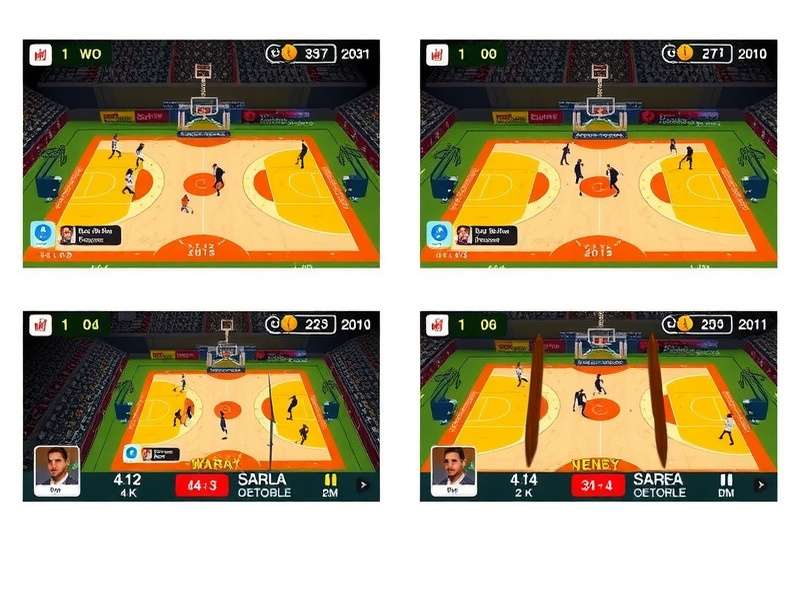 Evolution of Delhi Dribble Dominators user interface designs