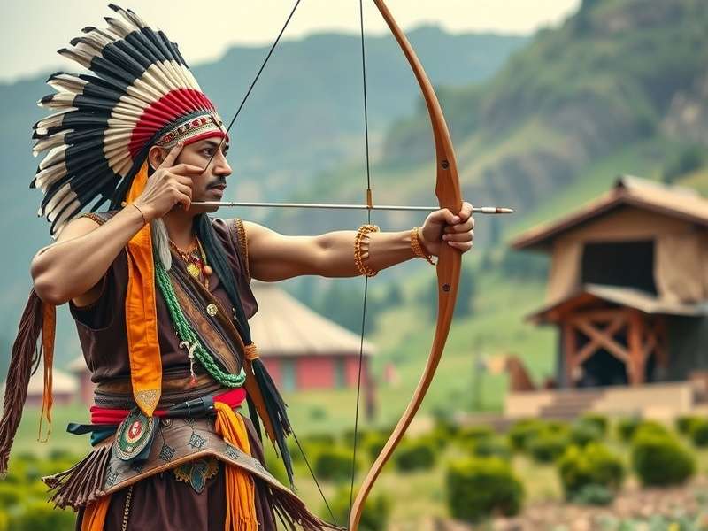 Ancient Indian archery depictions in historical artifacts