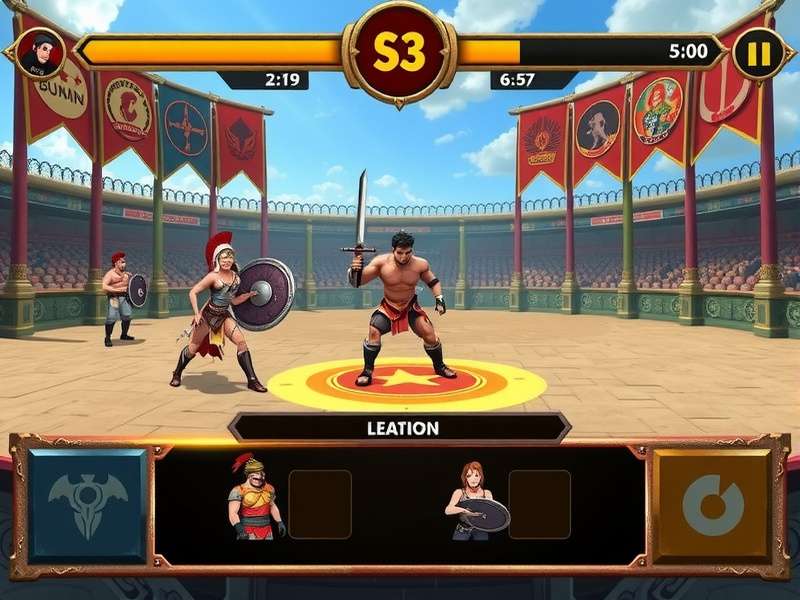 Gladiator Power Struggle battle arena screenshot