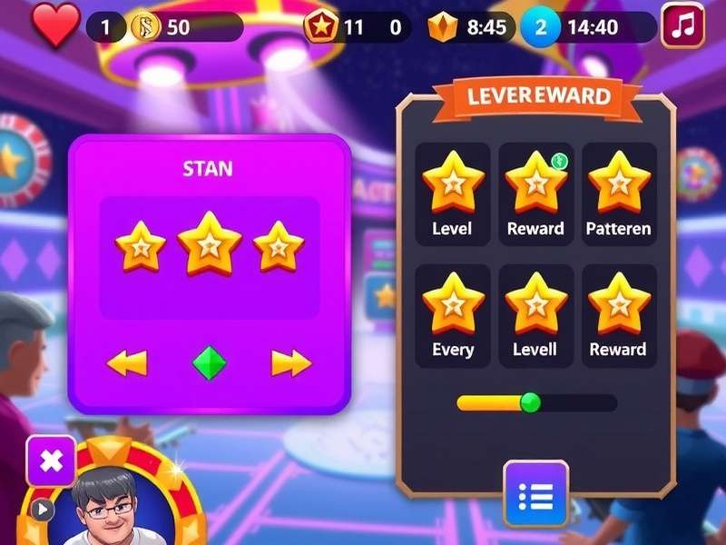 Premium Prize Parade level progression and reward system