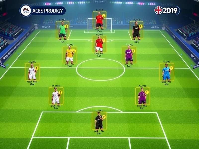 Aces FIFA Prodigy gameplay screenshot showing advanced tactics
