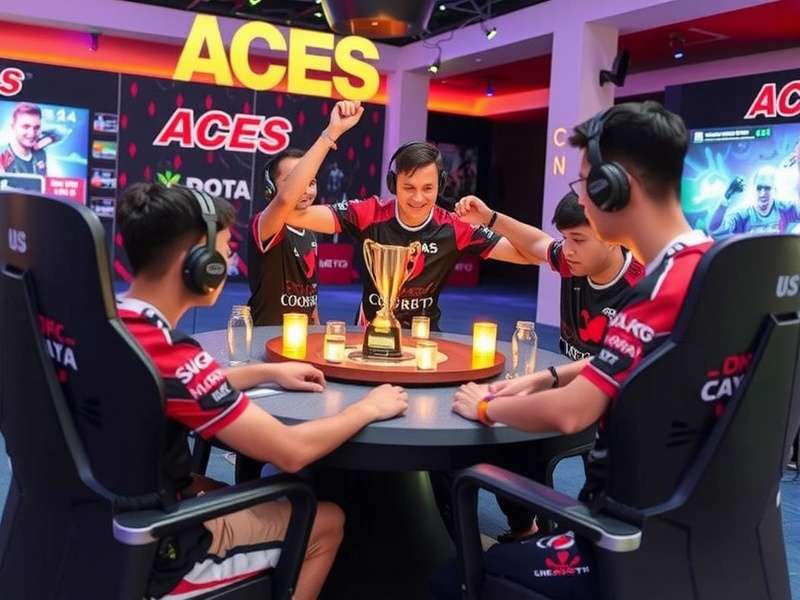 Ahmedabad Aces Dota players during competitive match