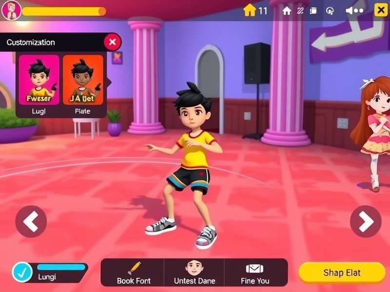 Lungi Dance Sensation character customization options