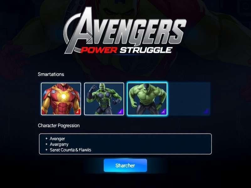 Avengers Power Struggle Game Banner