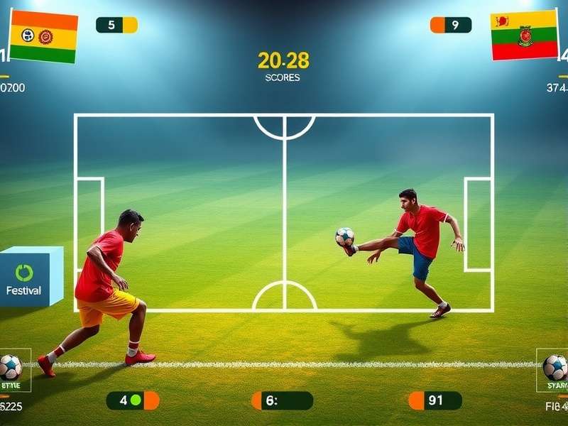 Kick Conqueror Karnataka field diagram with scoring zones