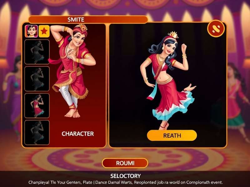 Dance Dynasty Indian Edition multiplayer mode interface