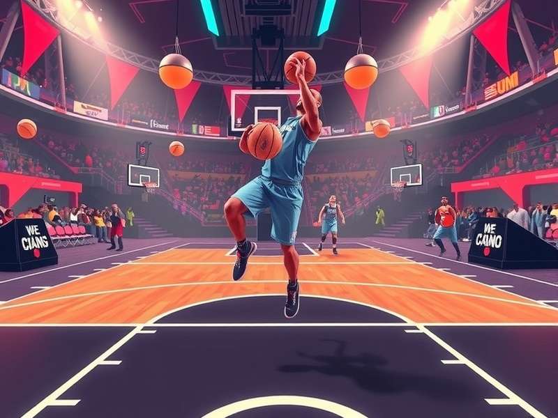 VR Dunk Legend gameplay screenshot