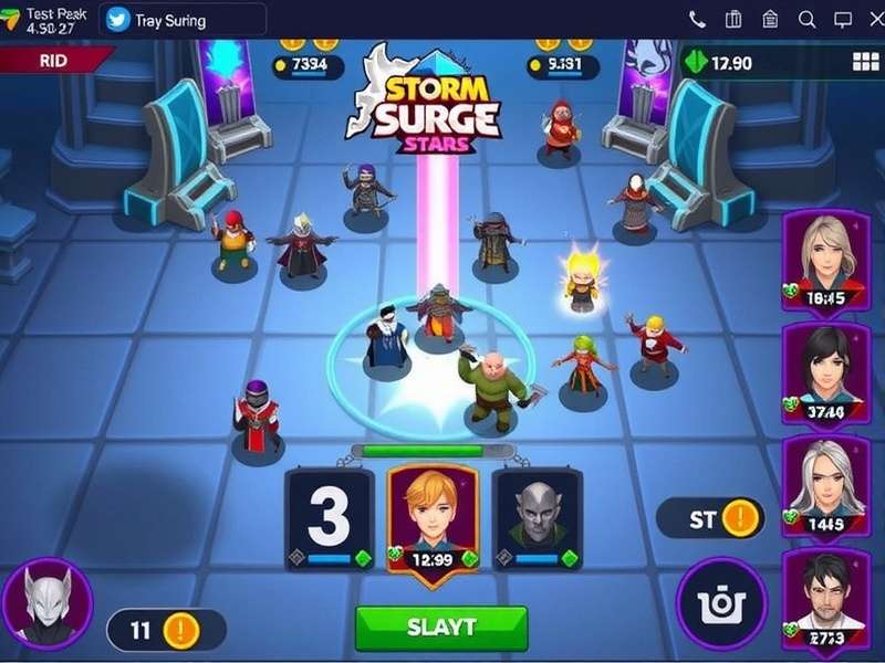 Storm Surge Stars character customization options