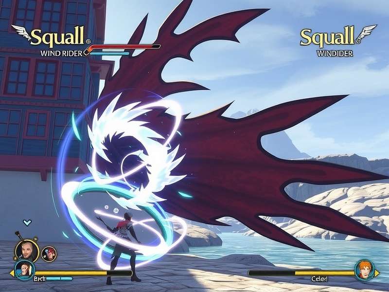 Squall Wind Rider gameplay showcasing wind mechanics and combat