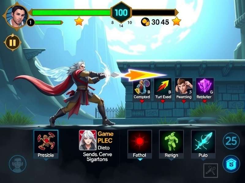 Mace Thunder Champion gameplay screenshot showing character in action