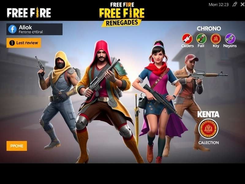 Chrono character from Free Fire