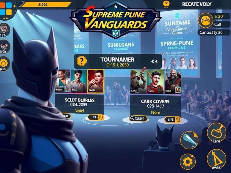 Supreme Pune Vanguards character selection screen