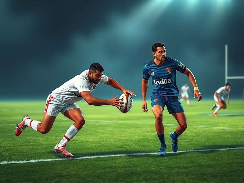 India Rugby Superstars team action and fan engagement