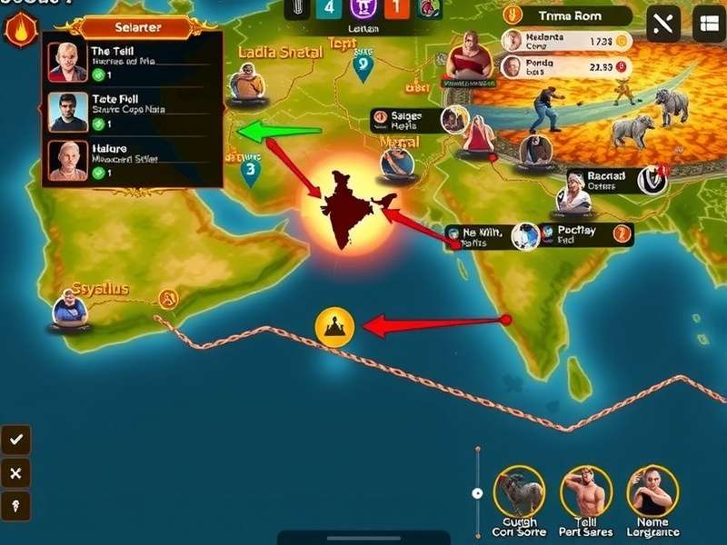 India Anise Triumph gameplay screenshot showing character selection