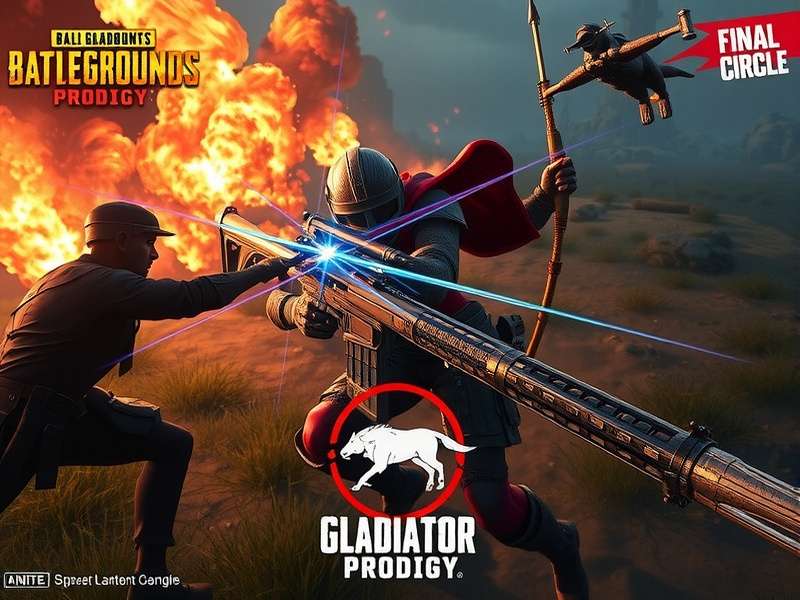 Strategic positioning in PUBG Gladiator Prodigy final circle