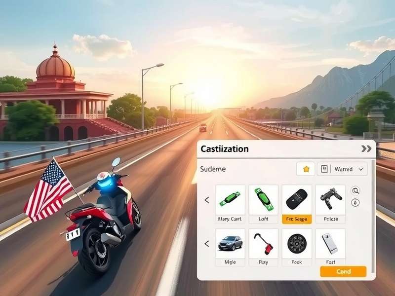 Siwan Fast Lane gameplay screenshot showing racing in Indian city environment