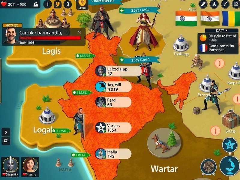 India Anise Triumph strategy map showing resource locations