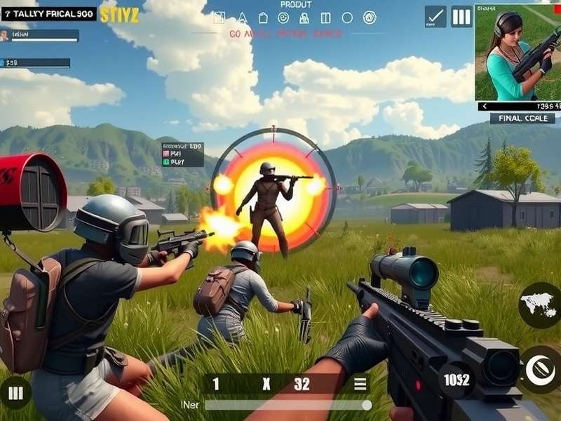 PUBG Gladiator Prodigy gameplay screenshot showing intense battle action