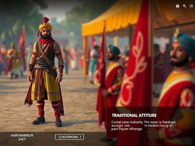 Haryanvi Warrior S Pride community event showing players in traditional dress