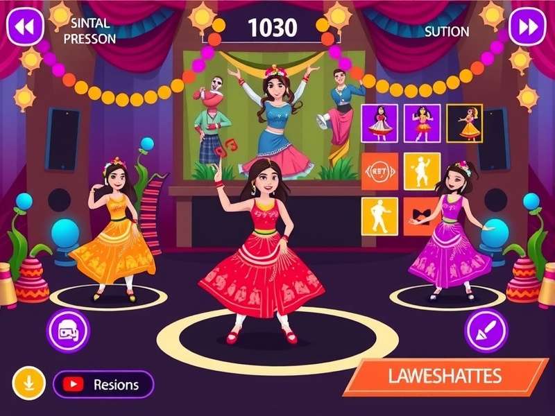 Bhangra Blast Bash gameplay screenshot showing dance moves