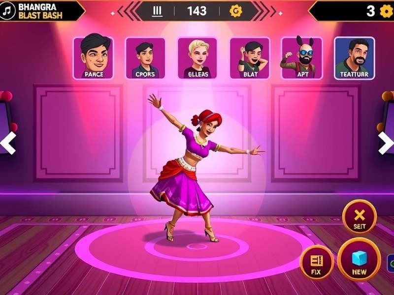 Bhangra Blast Bash character customization options