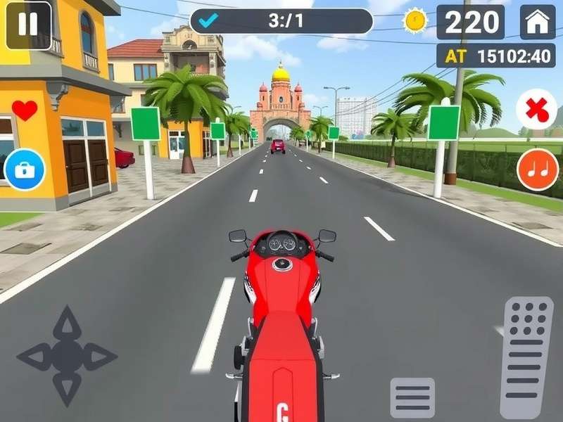 Goa Hyper Speed gameplay showing racing through Goan streets