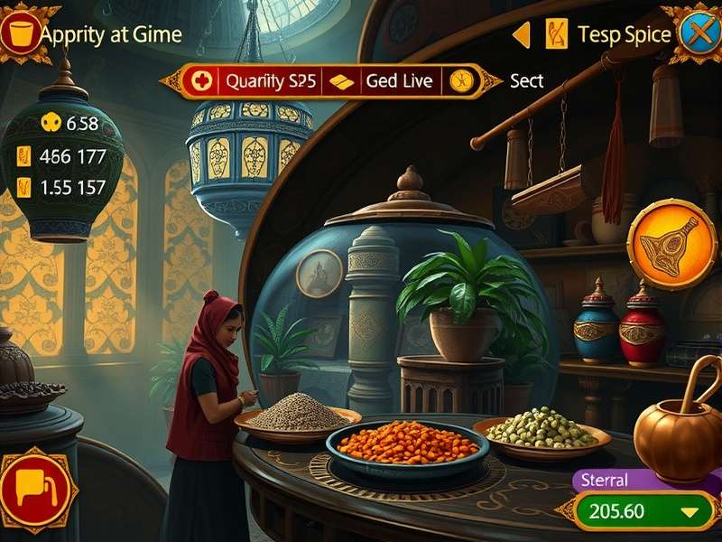 Anise Odyssey Indian Spice Trading Interface