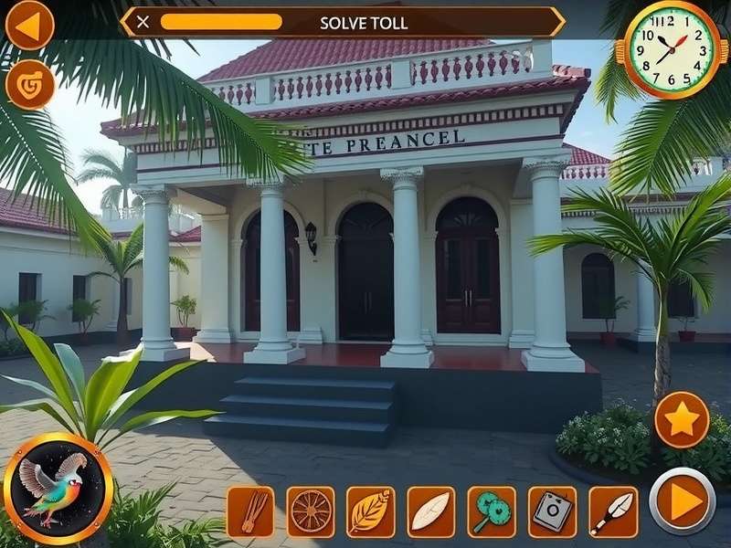 Cultural elements in Pondy French Heritage Quest showing traditional Tamil-French fusion