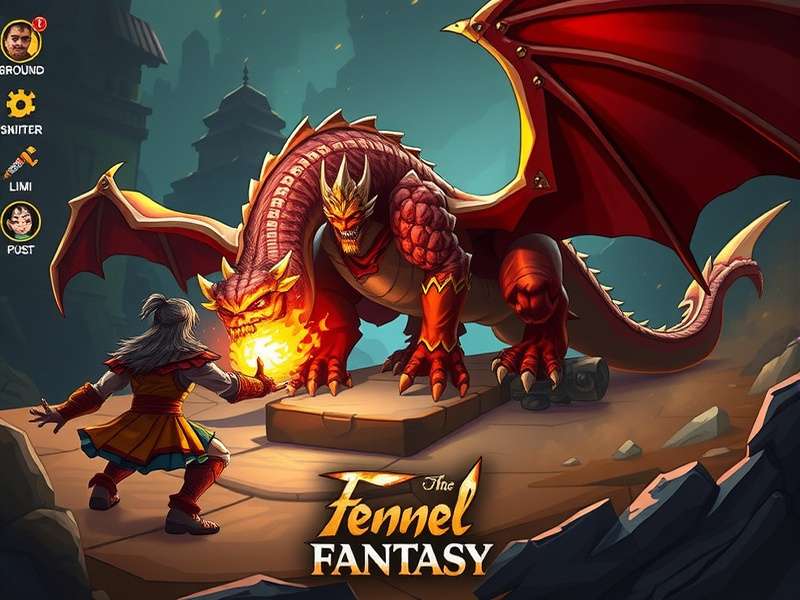 Fennel Dragon Fantasy India story scene showing dramatic confrontation