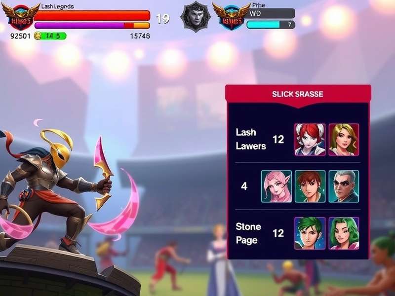 Lash Legends Battle esports tournament scene