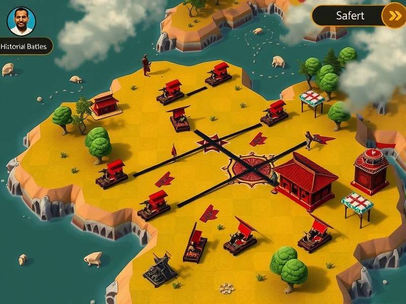 Maratha Iron Fist strategy map showing troop movements