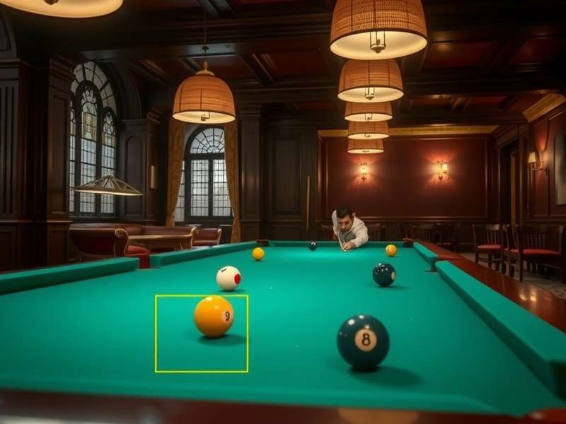 Historical billiards hall in Chennai from early 20th century