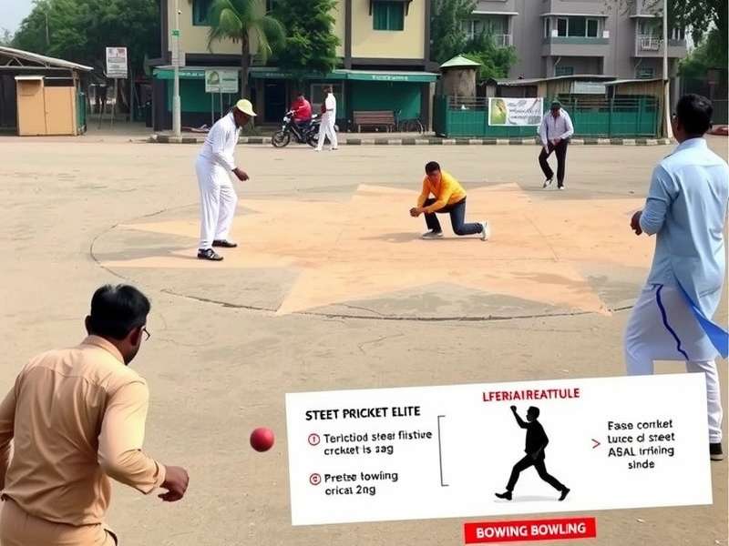 Diagram showing Dhobi Ghat Cricketer Elite field positions and rules