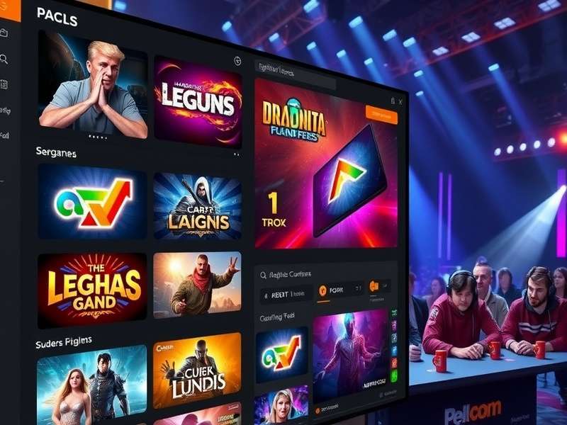 Ignition Icons tournament scene with professional players and audience