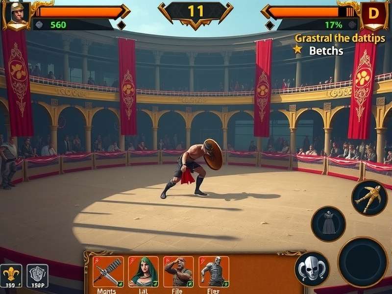 Gladiator S Rise Elite character customization screen