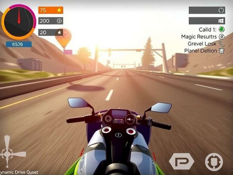 Dynamic Drive Quest Gameplay Screenshot