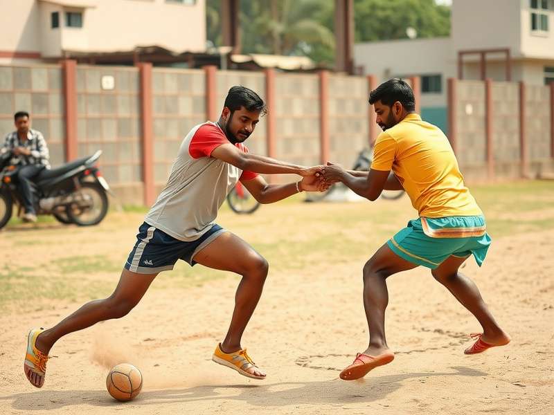 Advanced Kabaddi techniques demonstration
