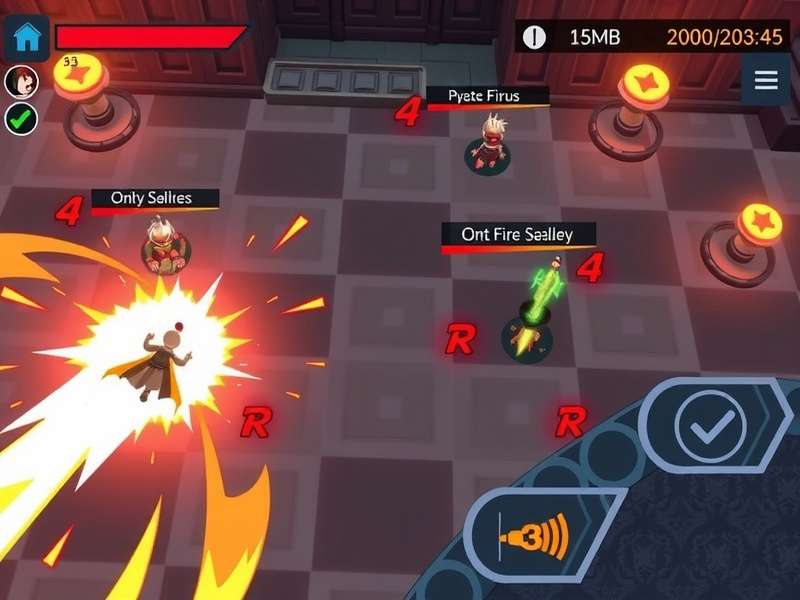 Pyro Power Play gameplay screenshot showing character using fire abilities