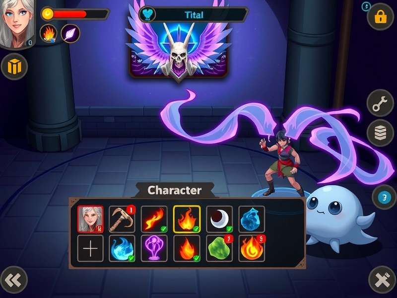 Spellbound Champions spell casting interface