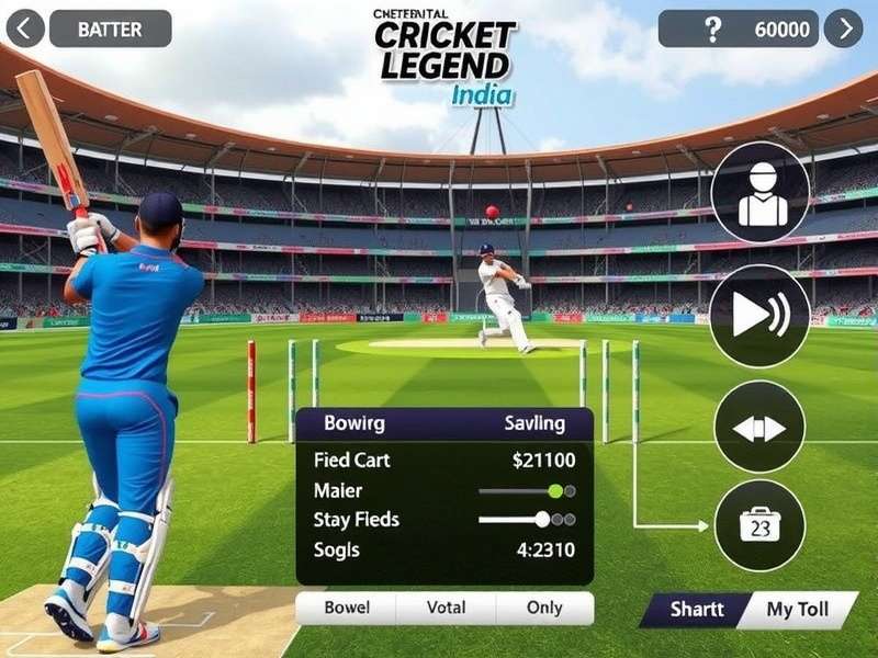 Cricket Legend India bowling controls and field settings