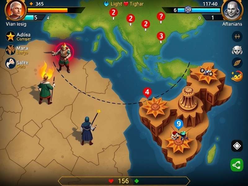 Anjuna Invincibles battle interface showing abilities and map