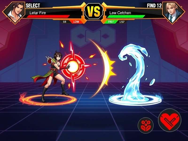 Cinder Surge Fighter gameplay screenshot showing character combat