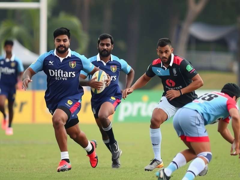 Star player of Chennai Rugby Royals