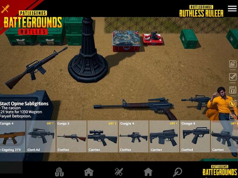 PUBG Legend Ruthless Ruler map strategy overview showing key locations