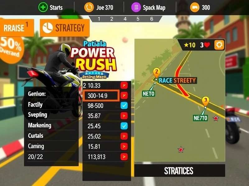 Patiala Power Rush vehicle customization interface