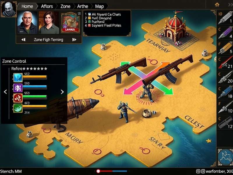 BGMI Warlord weapon customization interface showing attachments