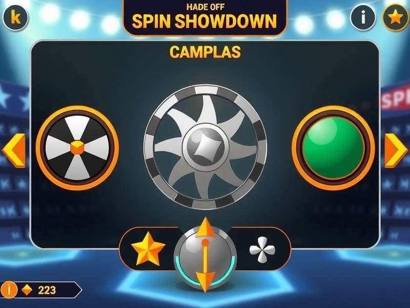 Spin Showdown strategy visualization showing risk management