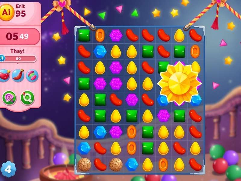 Kannada Candy Crushers gameplay screenshot showing colorful candy matching