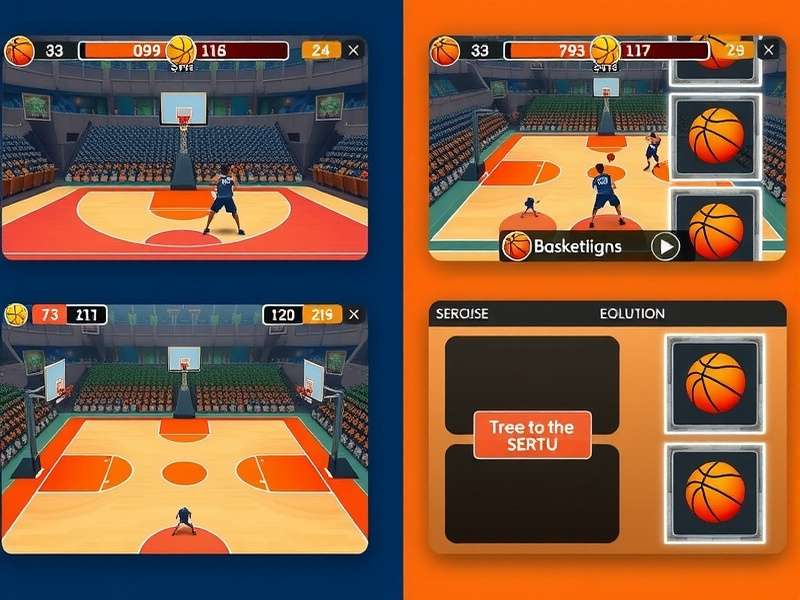 Evolution of Bombay Basket King game interface over different versions