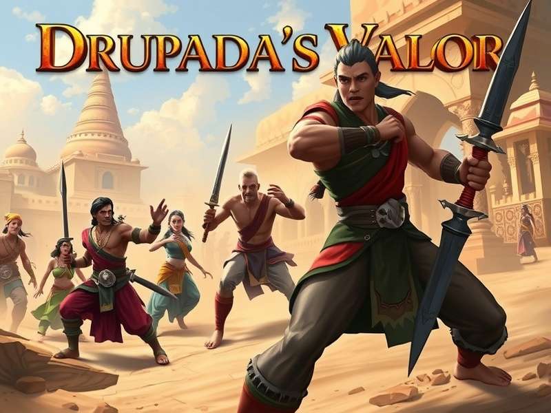 Story scene from Drupada S Valor showing characters in dramatic confrontation